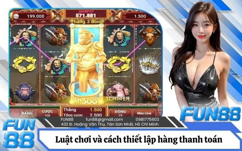 Luật chơi cơ bản và cách thiết lập hàng thanh toán (Paylines)