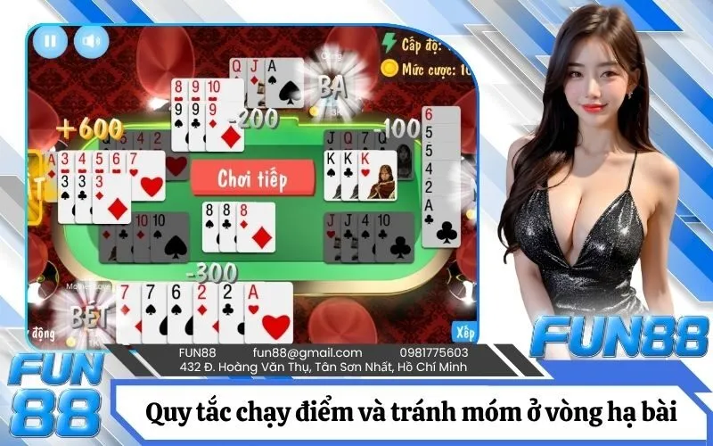 Quy tắc chạy điểm và tránh móm ở vòng hạ bài